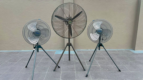 Two (2) Industrial Fans